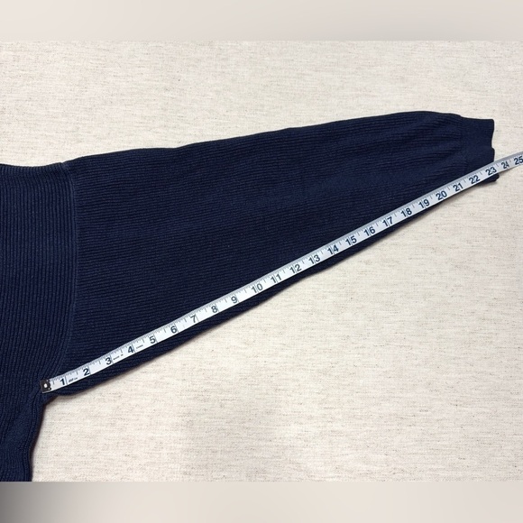 Eddie Bauer Men’s Long Sleeve Blue Knit Fisherman’s Sweater Tall XXL Pullover - Picture 6 of 7